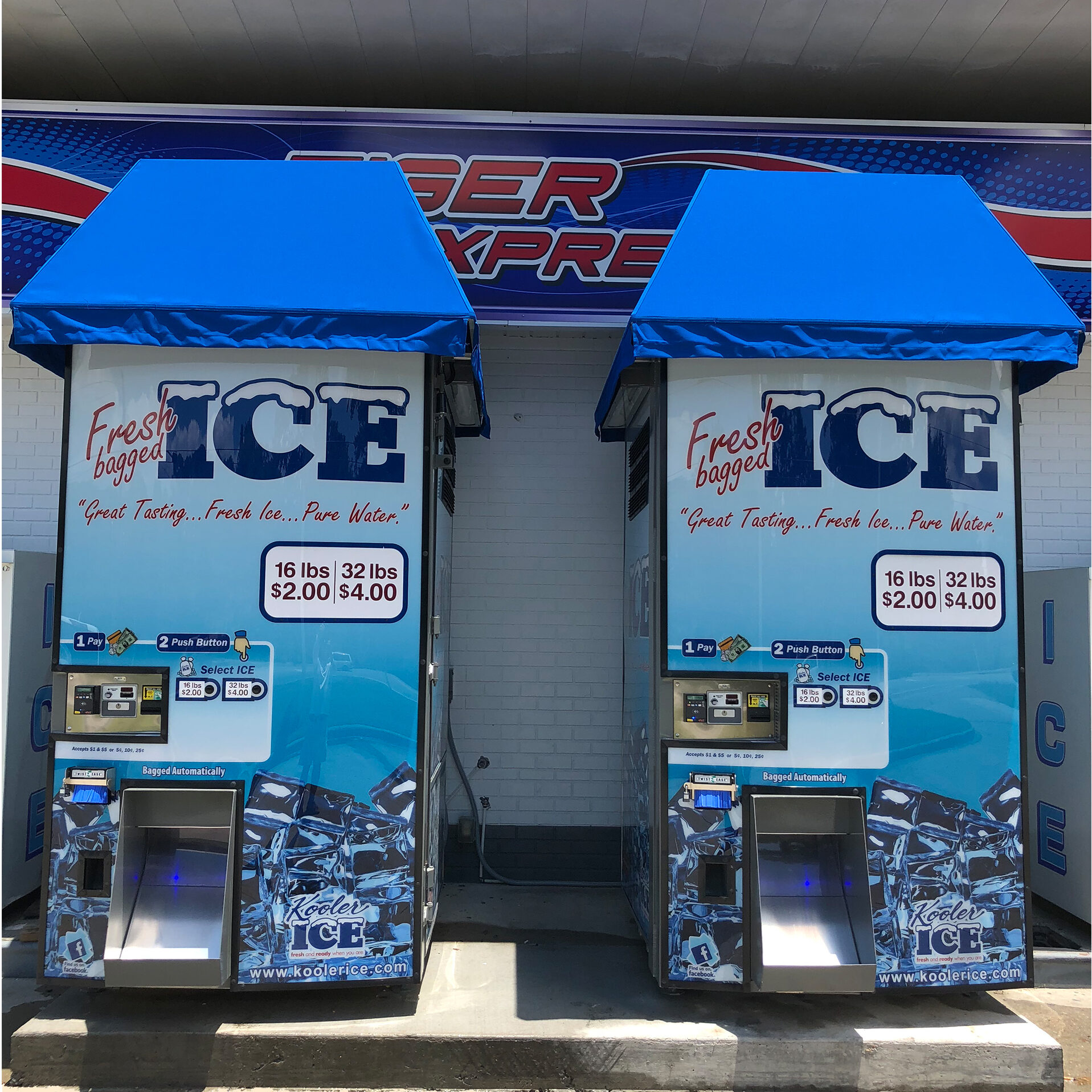 Kooler ice vending machines |